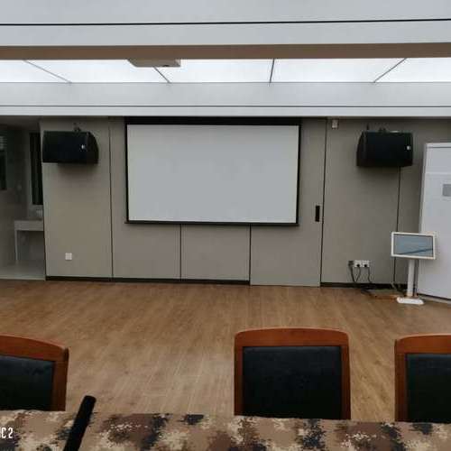 上海松江區部隊幹休所投影機音箱銷售，安裝現場